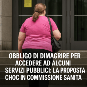 Obbligo di dimagrire per accedere ad alcuni servizi pubblici: la proposta choc in Commissione Sanità